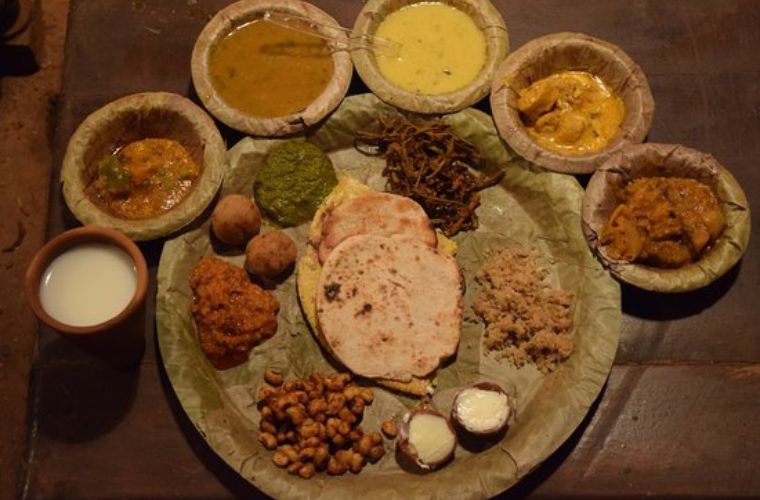 Full Rajasthani Thali - Picture of Chokhi Dhani Village, Jaipur